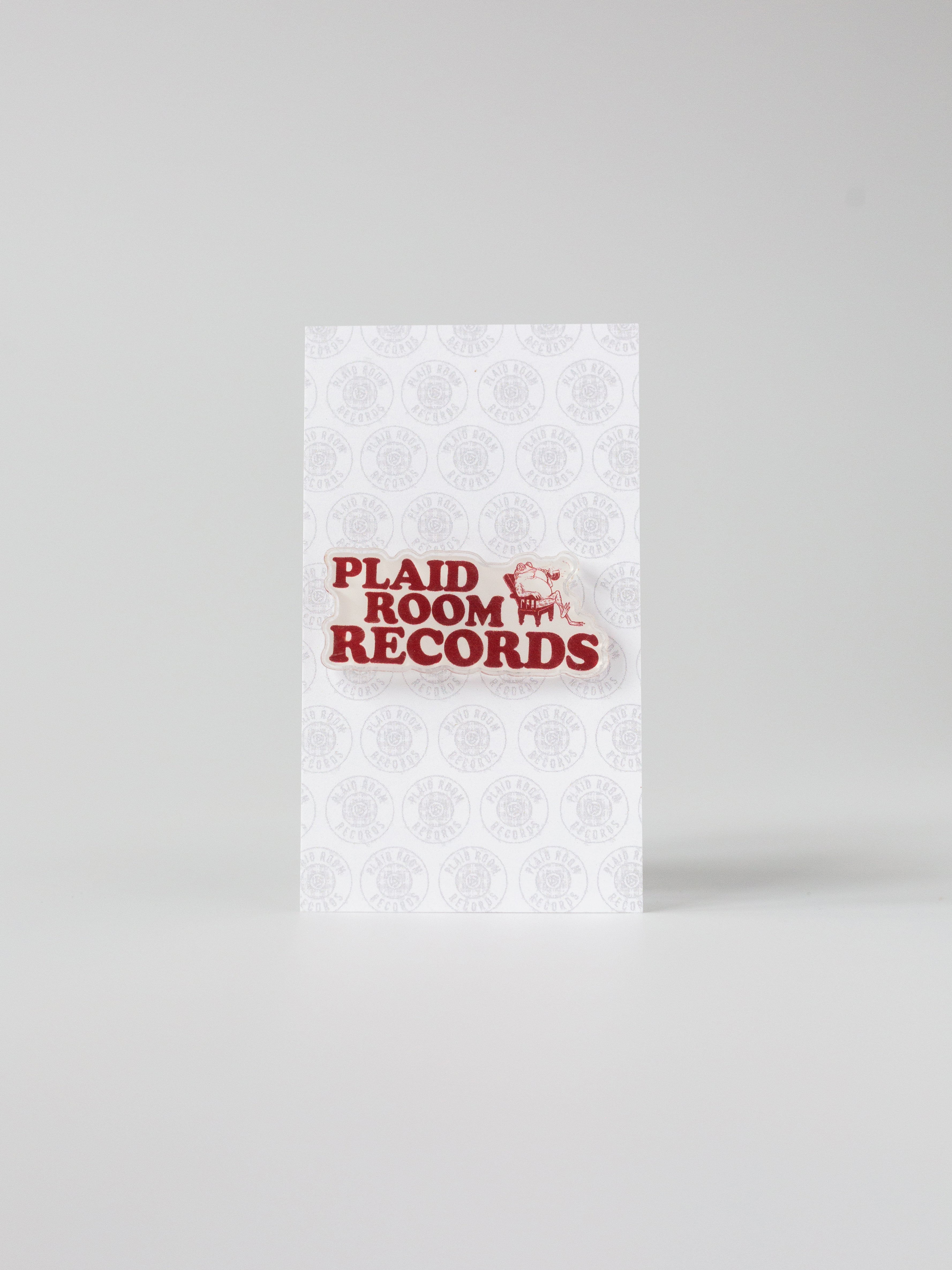 Plaid Room Records Frog Pin