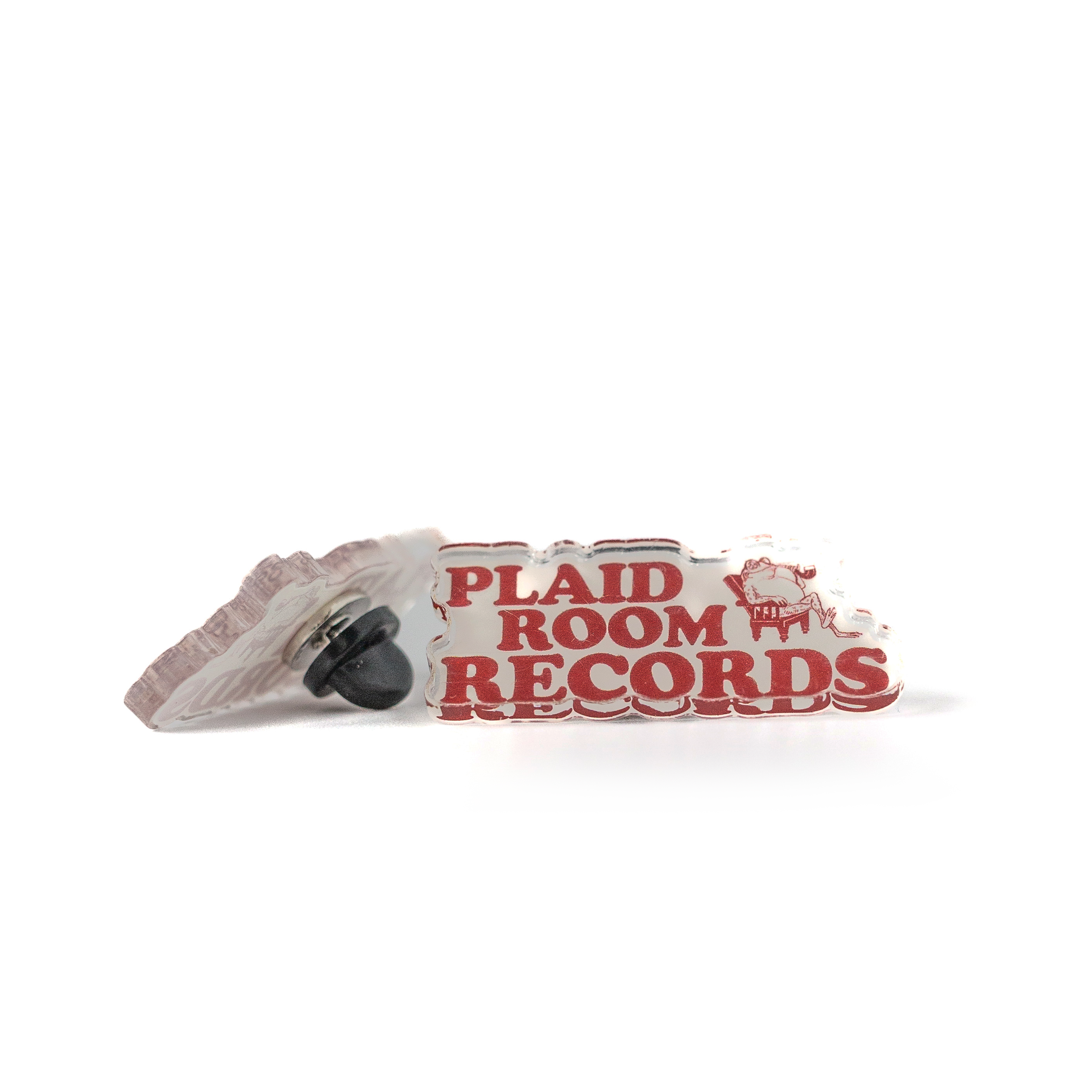 Plaid Room Records Frog Pin