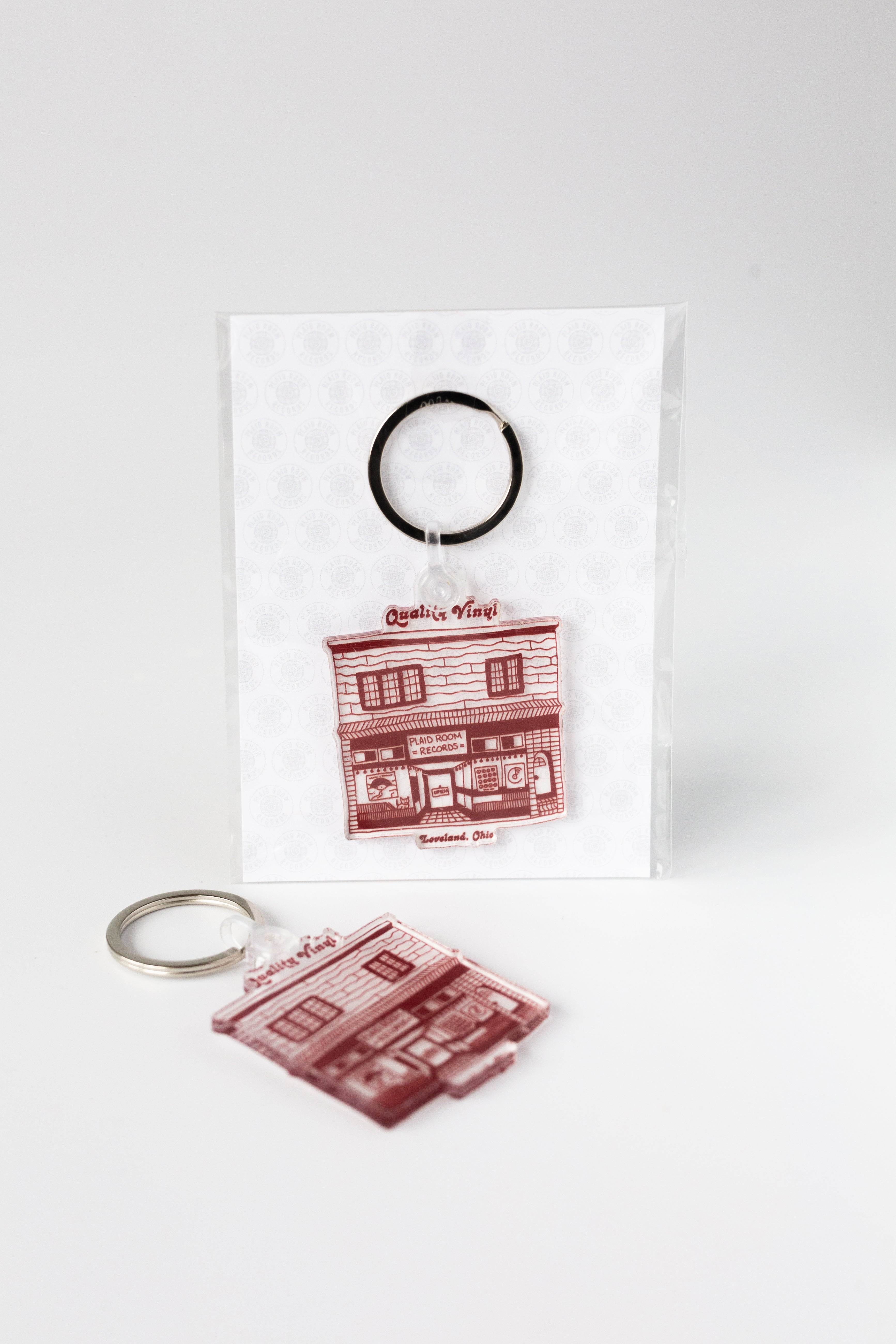 Plaid Room Storefront Keychain