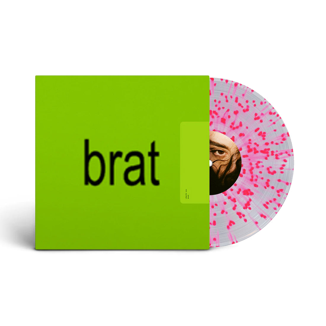 Charli XCX - BRAT [Indie-Exclusive Clear w/ Pink Splatter Vinyl]