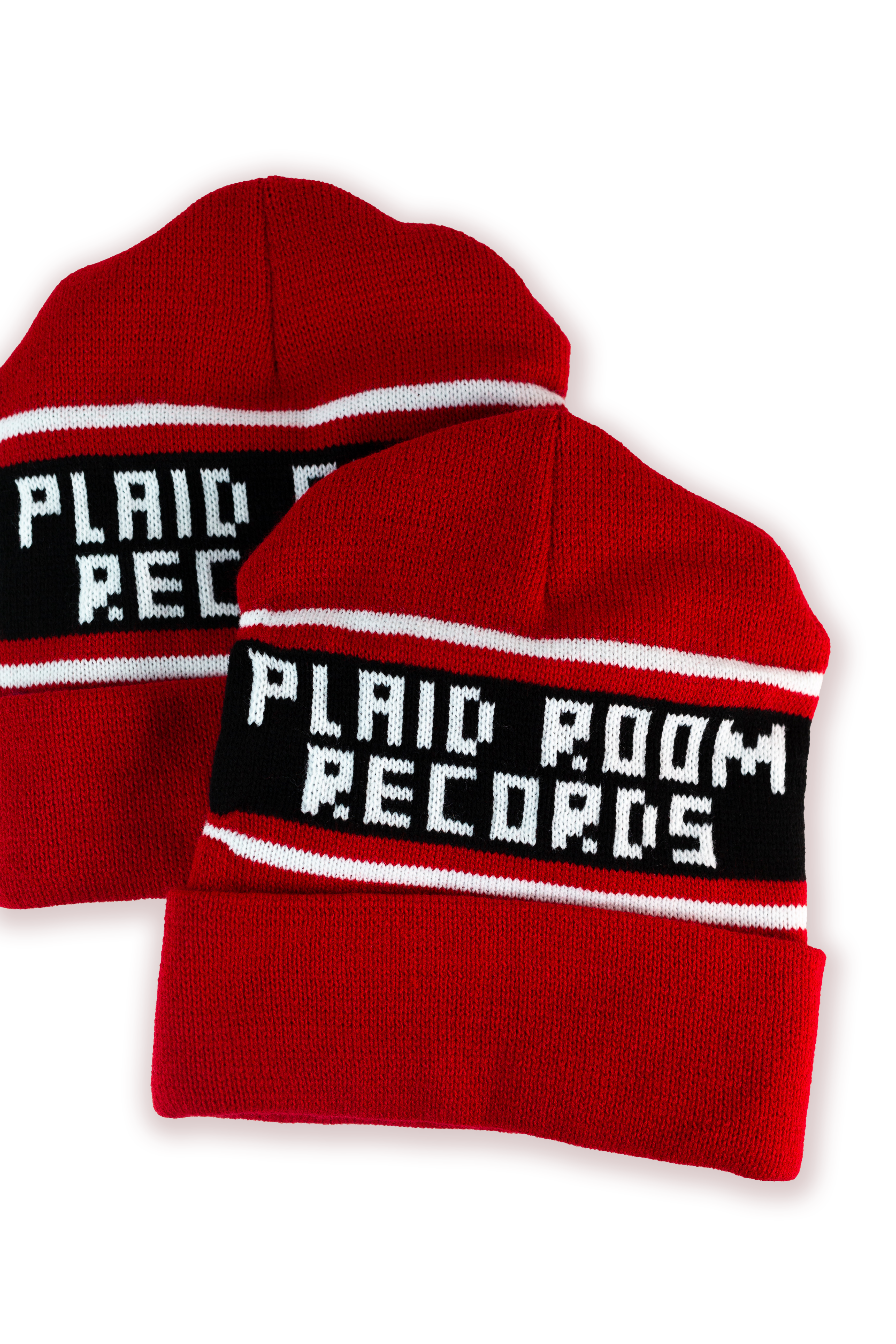 Plaid Room Winter Hat - Red / Black
