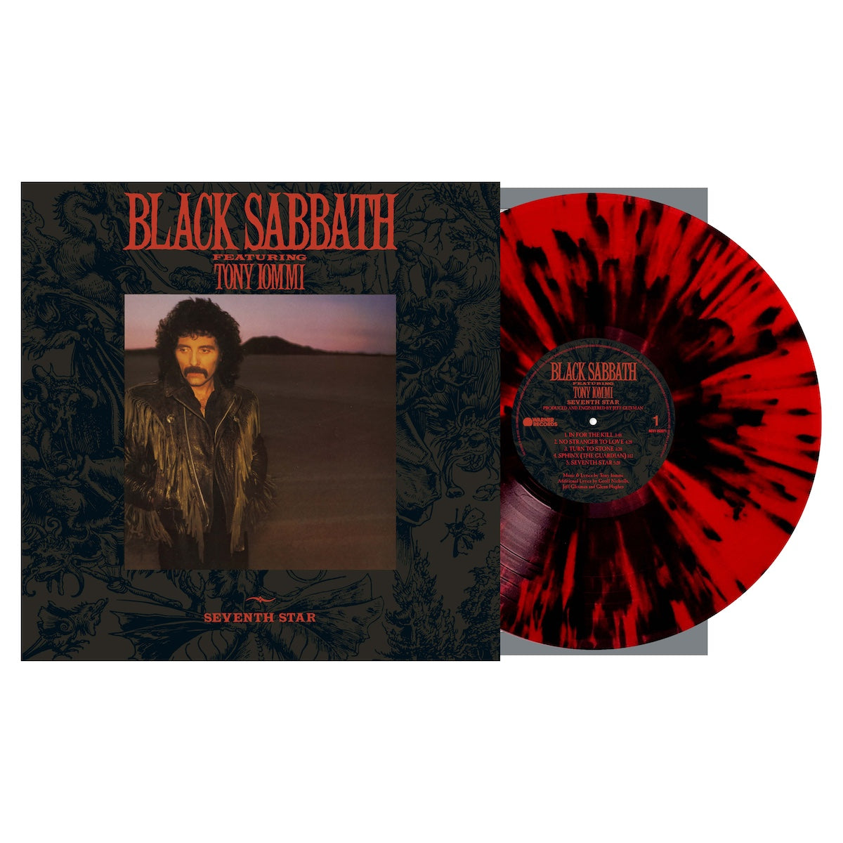 Black Sabbath Featuring Tony Iommi - Seventh Star [Red & Black Splatte