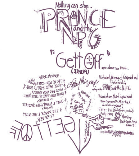 Prince / Gett Off! 　プリンス 　　　LPレコード Prince - Gett Off! (One-Sided) [12