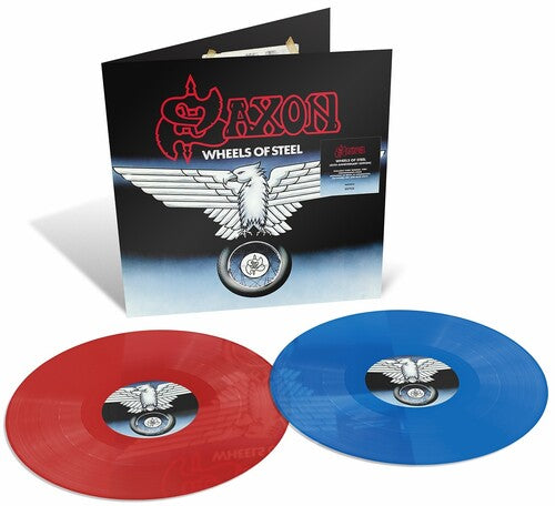 Saxon / Wheels of Steel LP 国内帯付 Saxon - Wheels of Steel (45th Anniversary Edition) [2-lp Red / Blue]