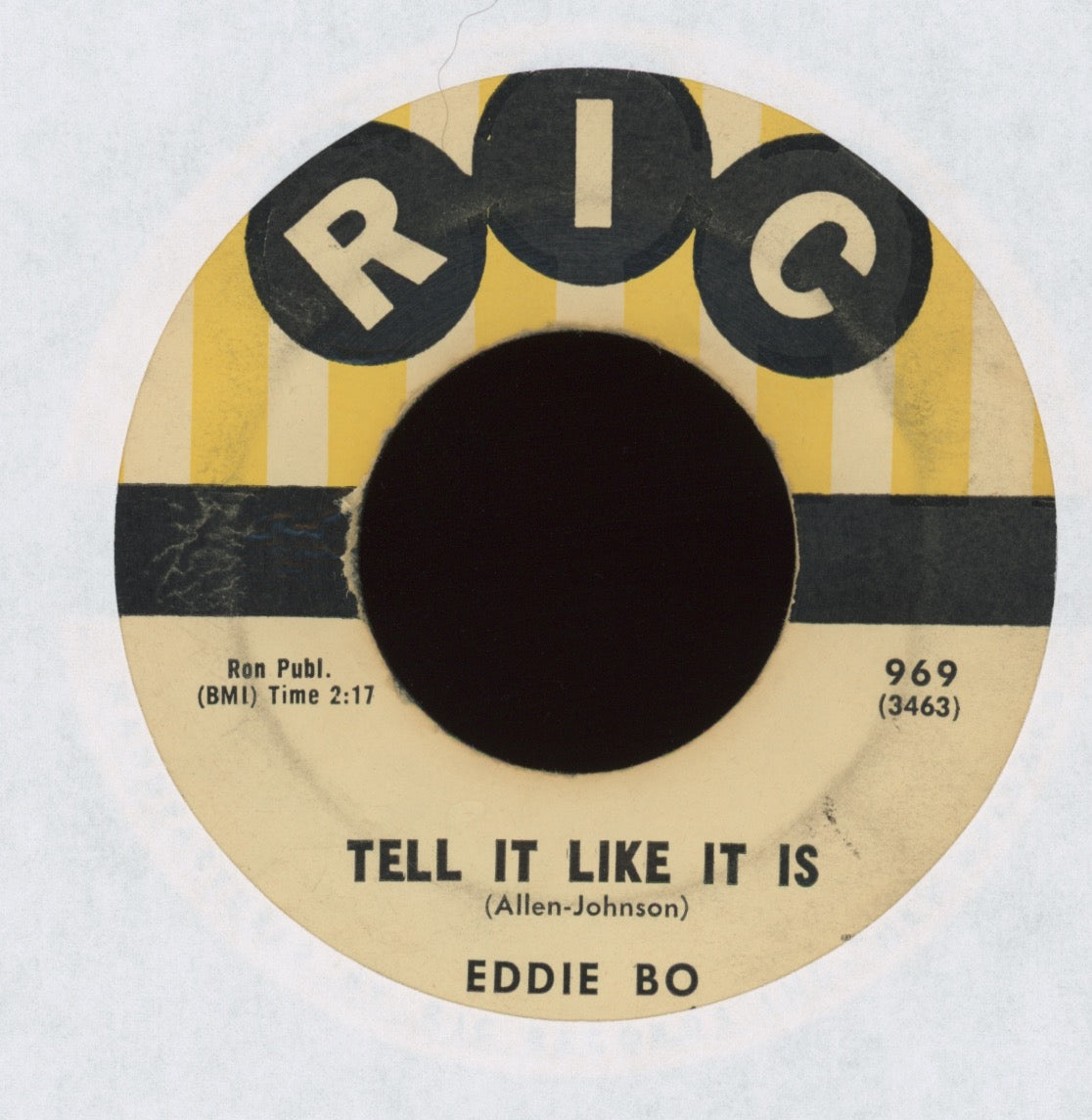 Eddie Bo - Every Dog Got His Day on RIC R&B 45