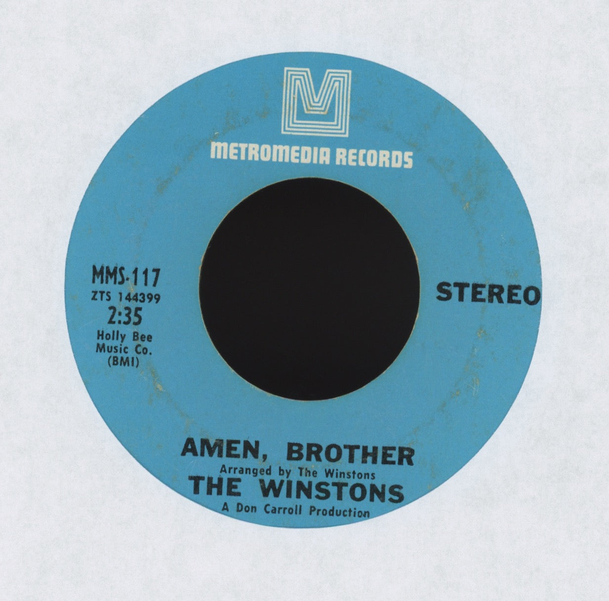 The Winstons - Amen Brother on Metromedia Funk 45 Breaks