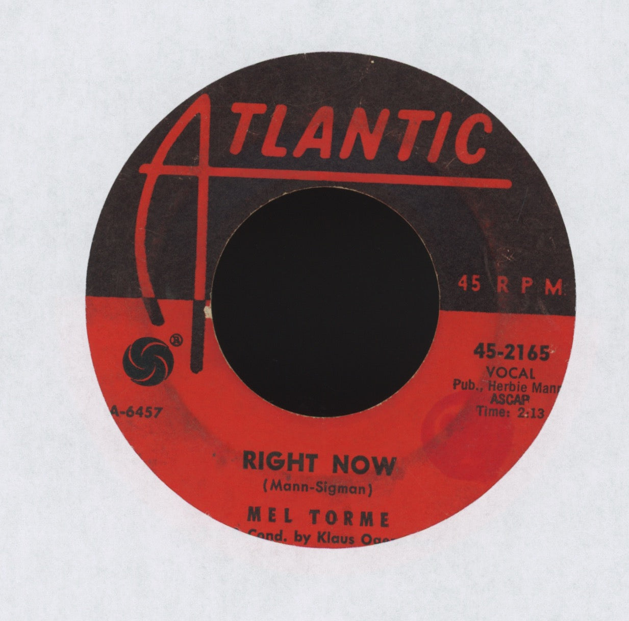 Mel Tormé - Comin' Home Baby on Atlantic R&B Mod 45