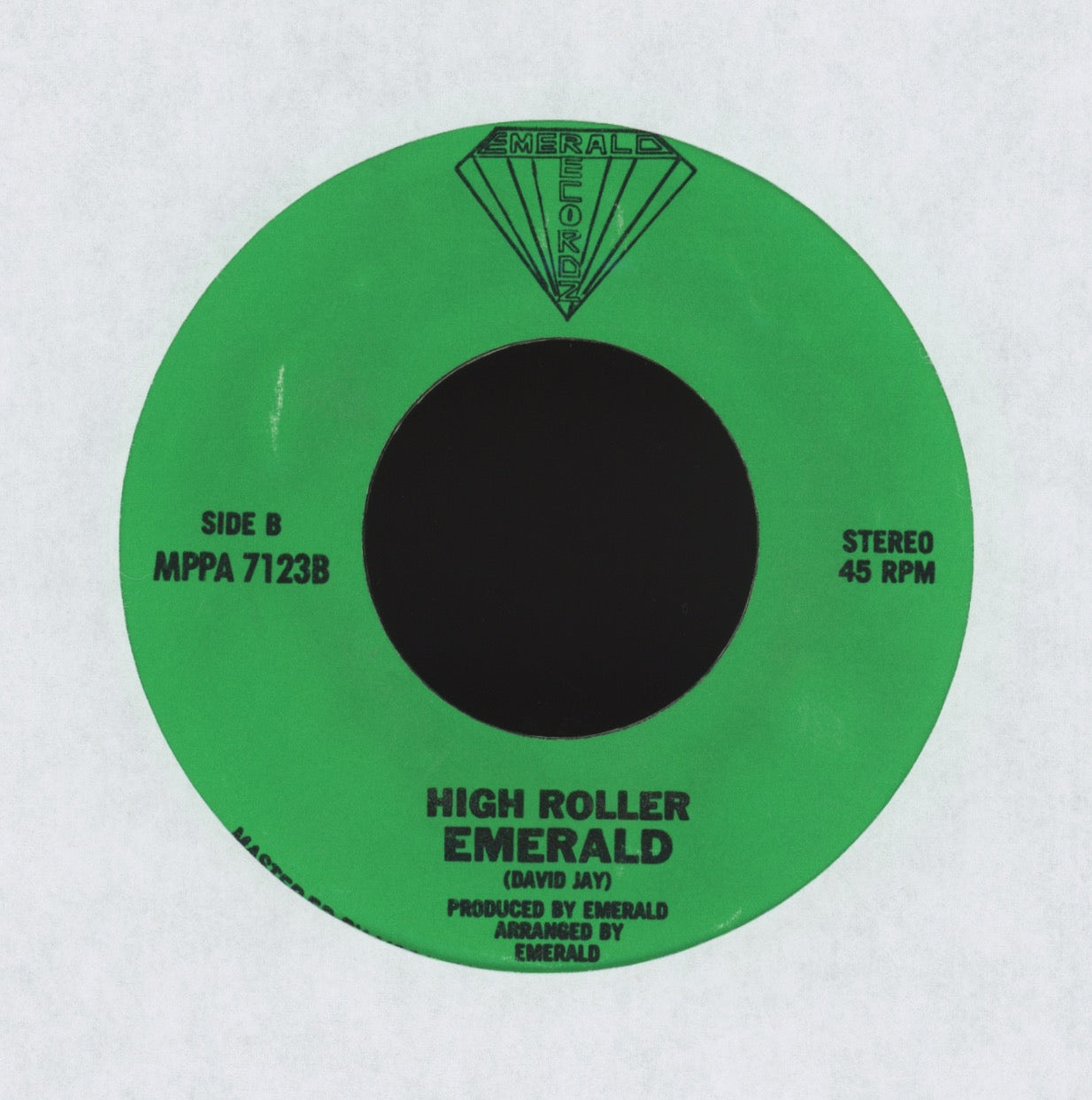Emerald - High Roller / Ladies Of The Night Private Press Metal 45