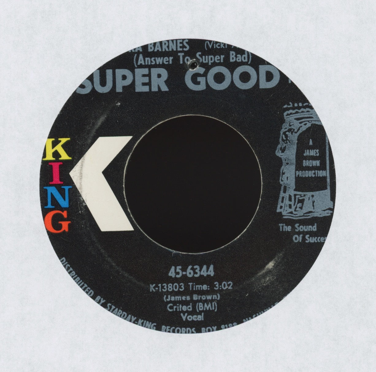 Myra Barnes - Super Good on King Funk 45
