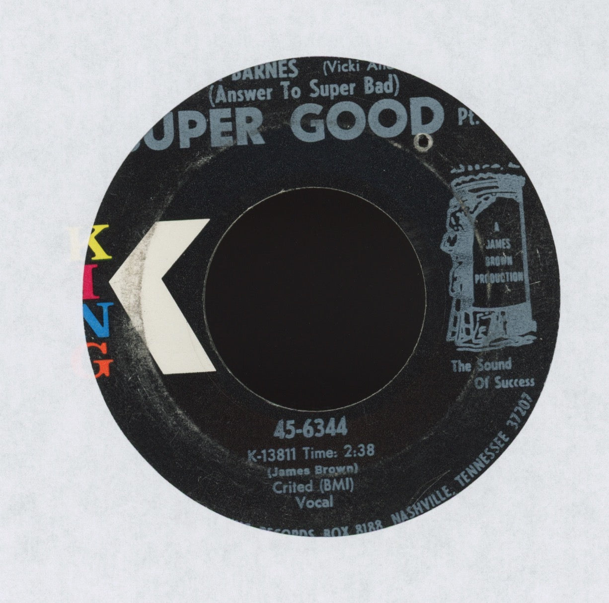 Myra Barnes - Super Good on King Funk 45