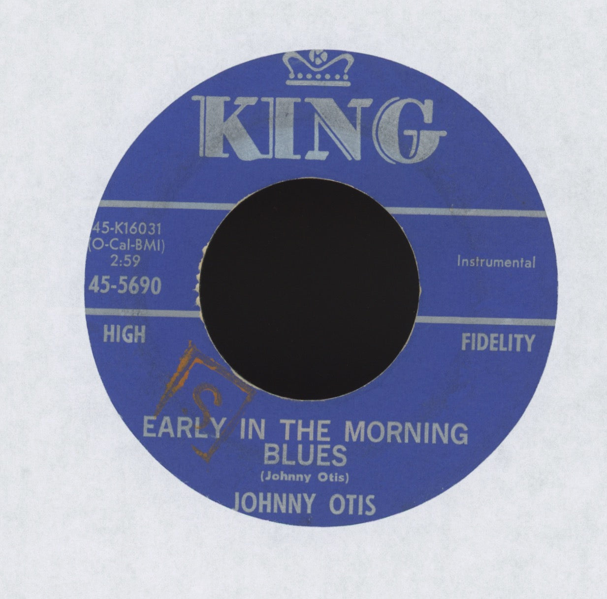 Johnny Otis - The Hey Hey Hey Song on King R&B 45