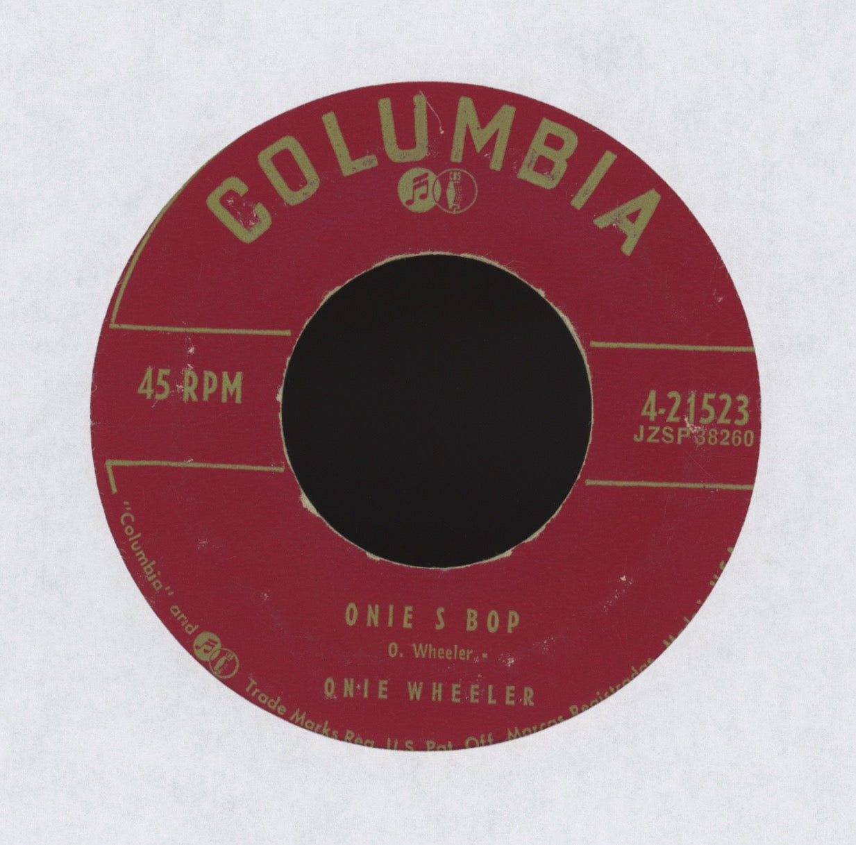 Onie Wheeler - Onie's Bop on Columbia Rockabilly 45