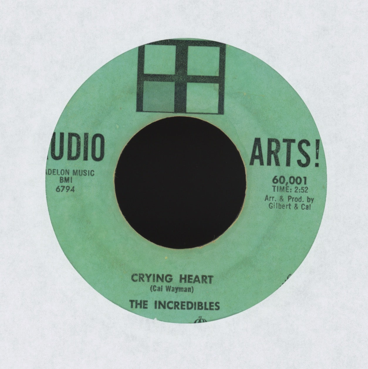 The Incredibles - I'll Make It Easy on Audio Arts Sweet Soul 45