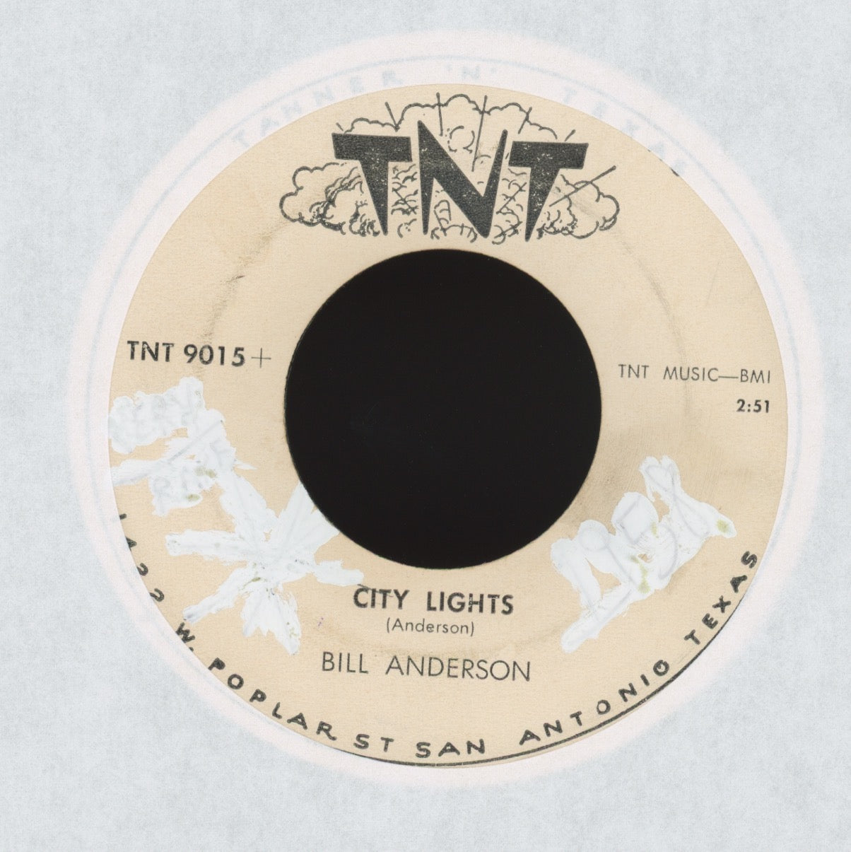 Bill Anderson - No Song To Sing on TNT Rockabilly Bop 45