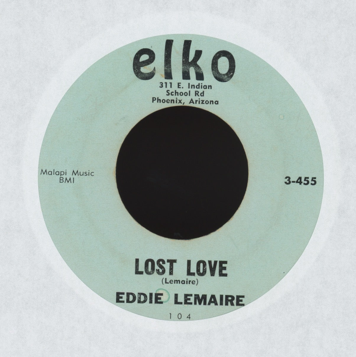 Eddie Lemaire - Gotta Get With It on Elko Teen Rockabilly 45