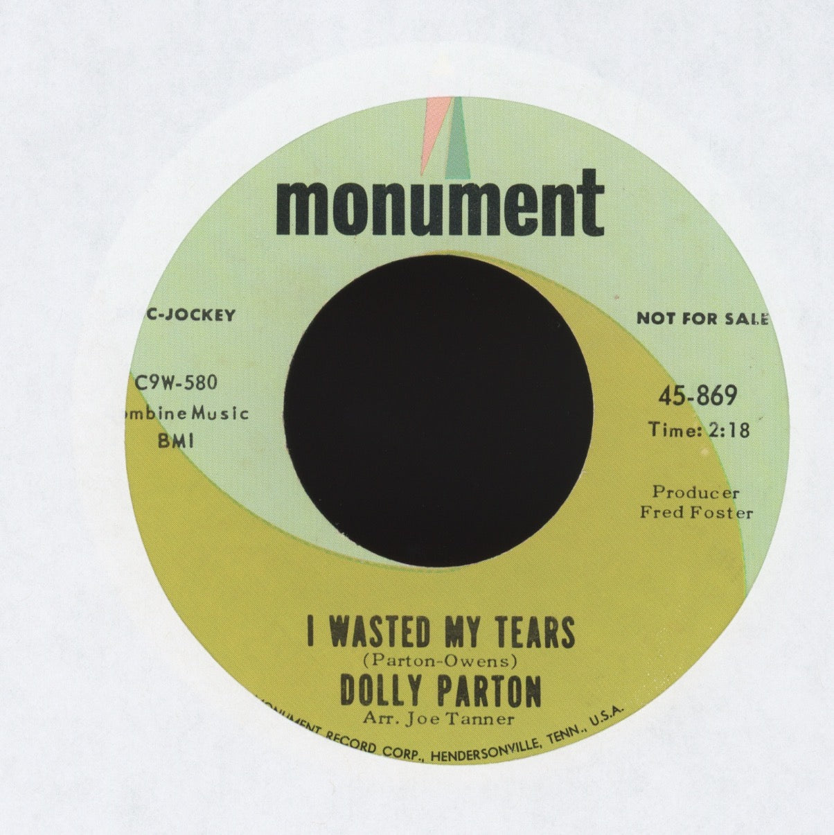 Dolly Parton - What Do You Think About Lovin' on Monument Promo Teen Rocker 45