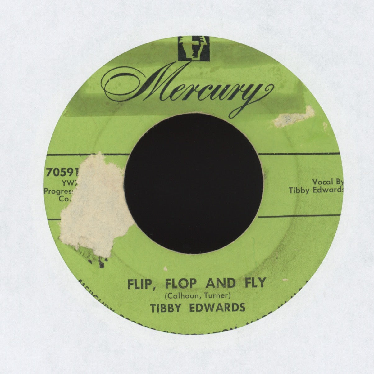 Tibby Edwards - Flip, Flop And Fly on Mercury Rockabilly Hillbilly 45