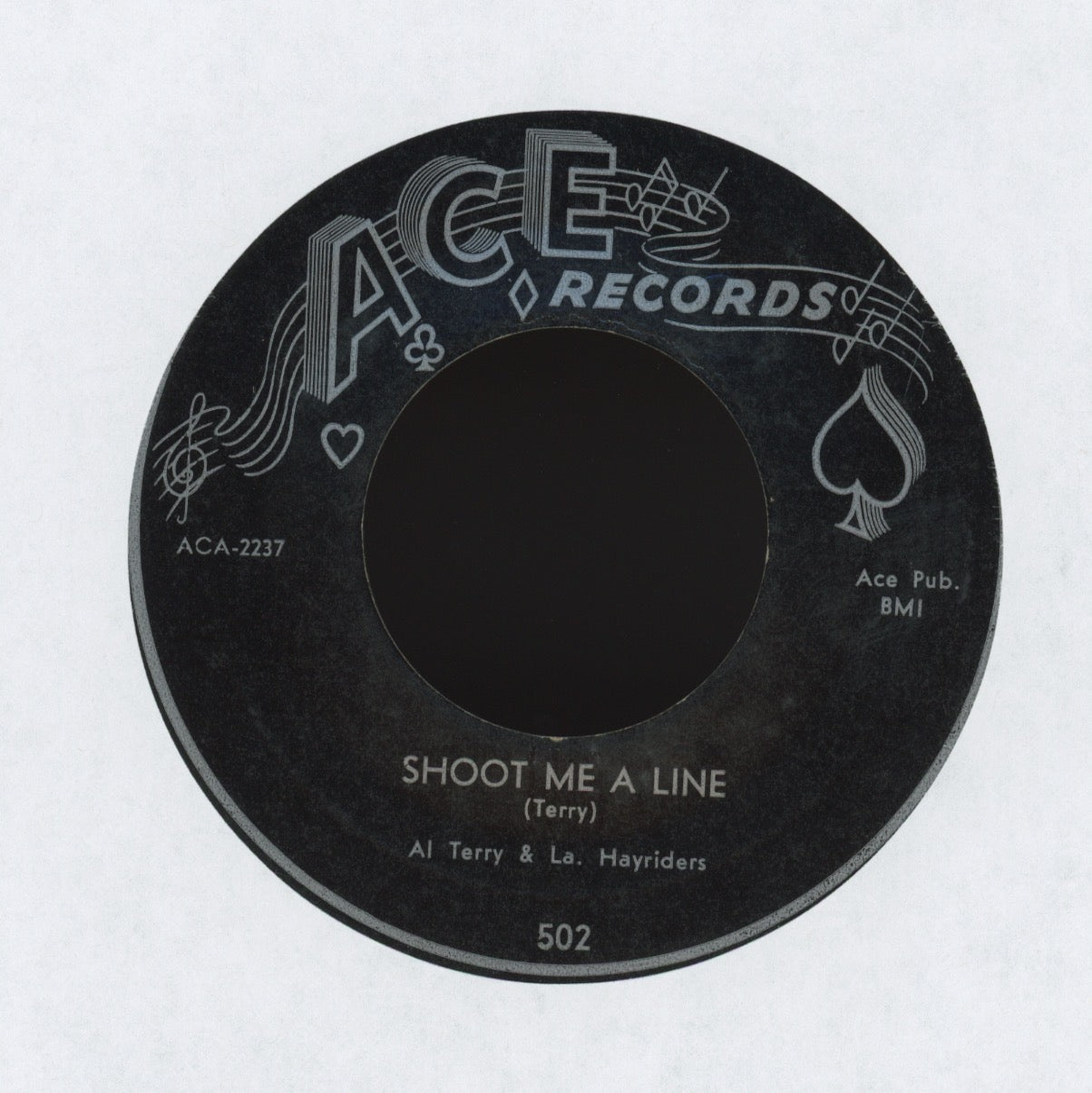 Al Terry & La. Hayriders - Shoot Me A Line on Ace Hillbilly 45