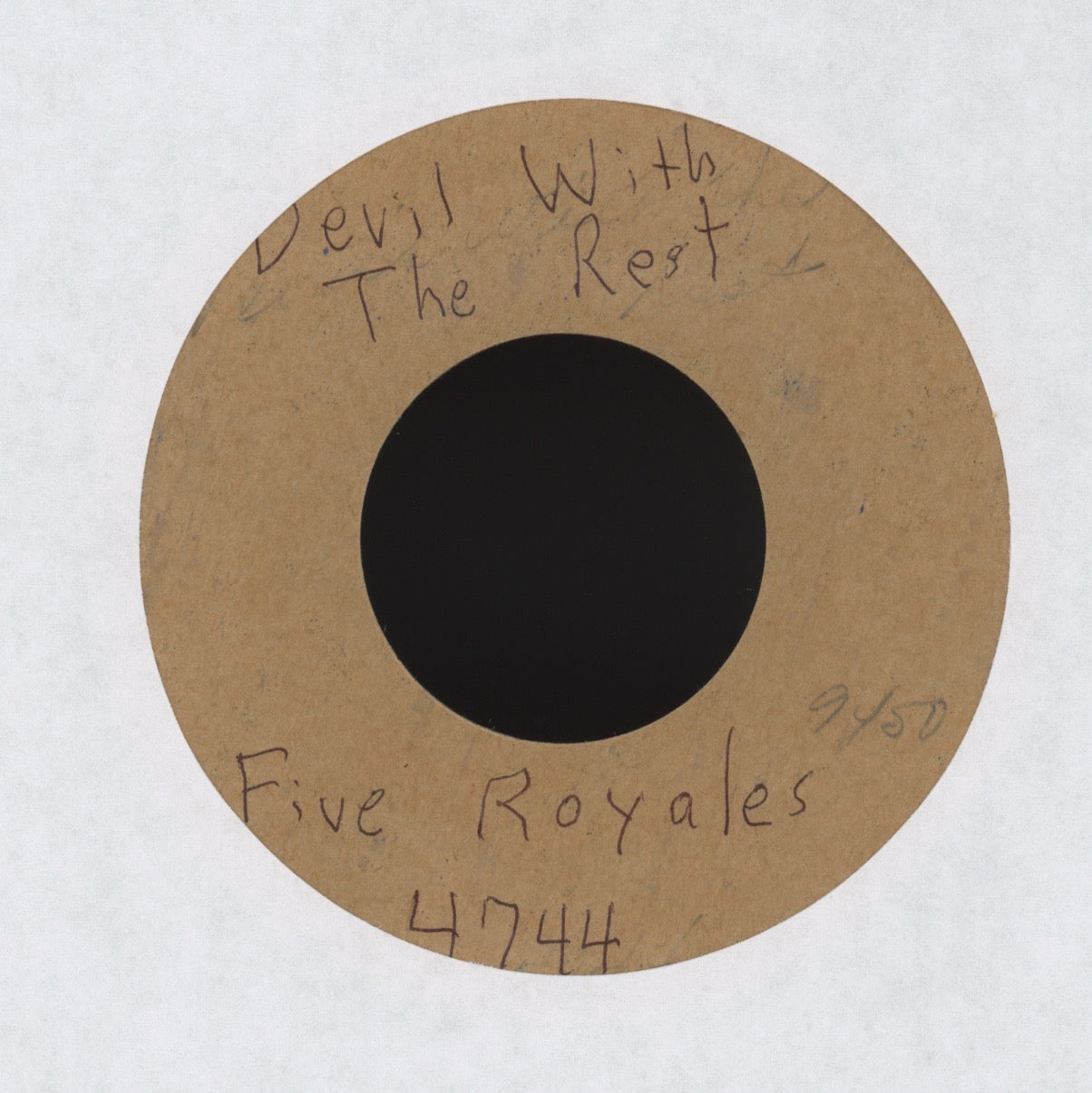 The 5 Royales - Monkey Hips And Rice / Devil With The Rest on King Test Press R&B 45