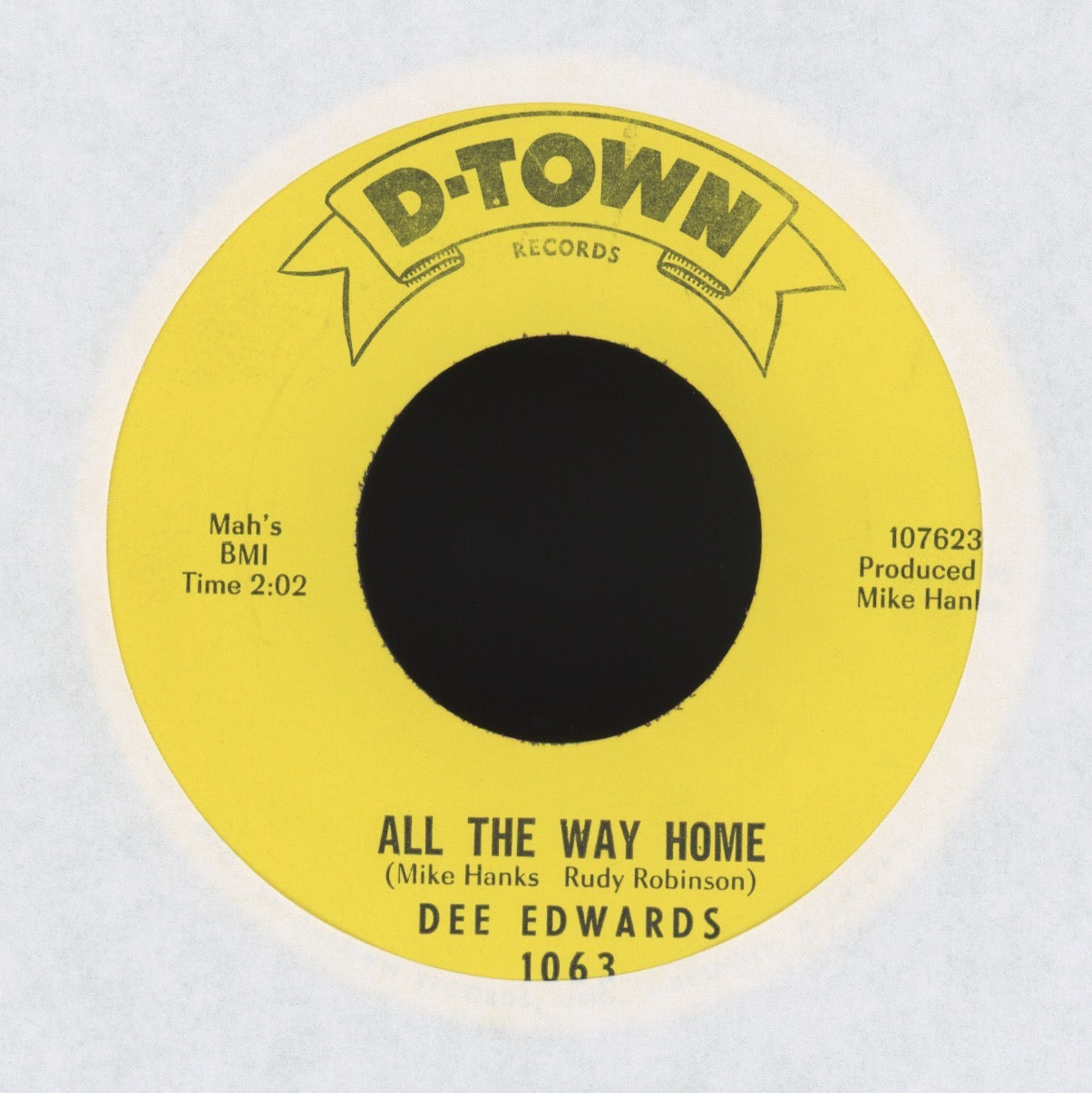Dee Edwards - All The Way Home on D-Town Northern Soul 45
