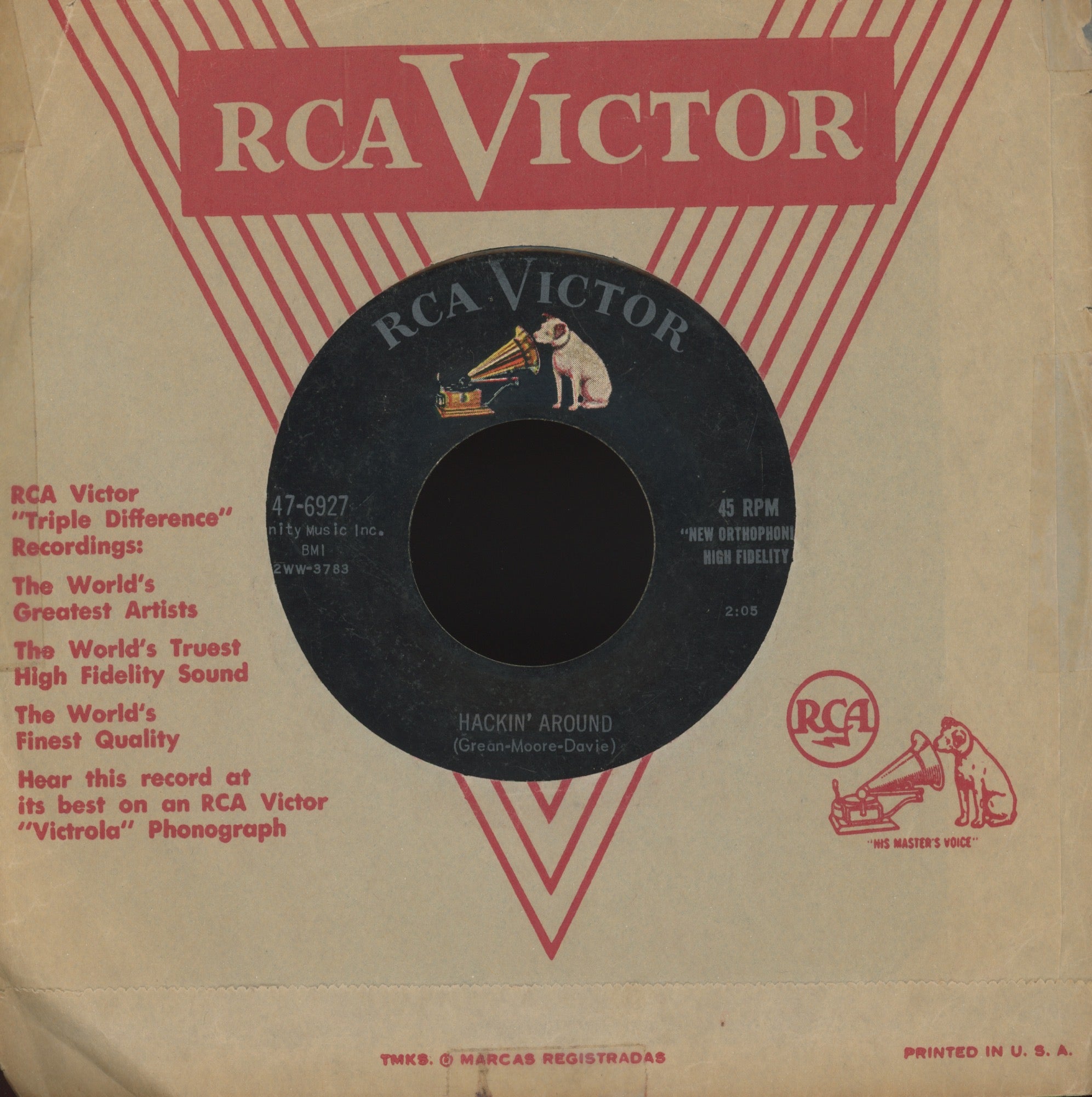 David Houston - One And Only on RCA Rockabilly 45