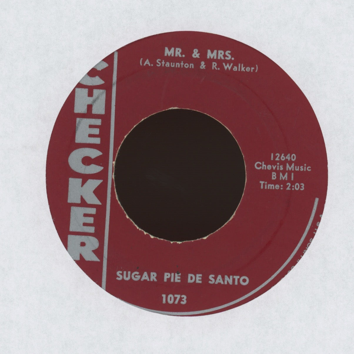 Sugar Pie DeSanto - Slip-In Mules (No High Heel Sneakers) on Checker R&B 45