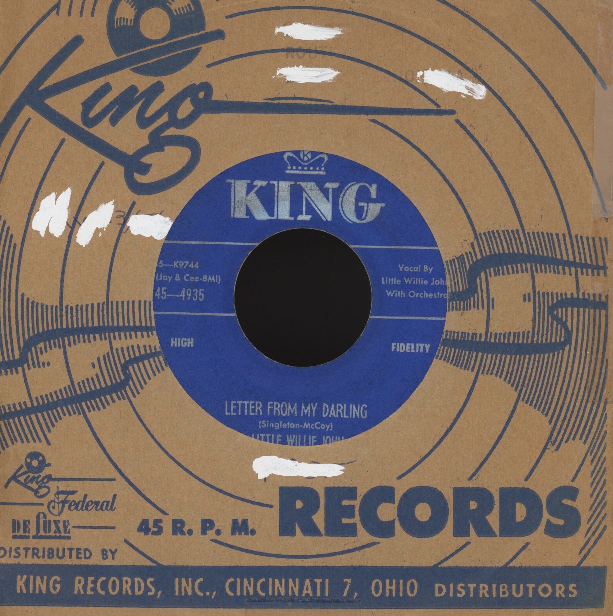 Little Willie John - Fever on King New Breed R&B 45