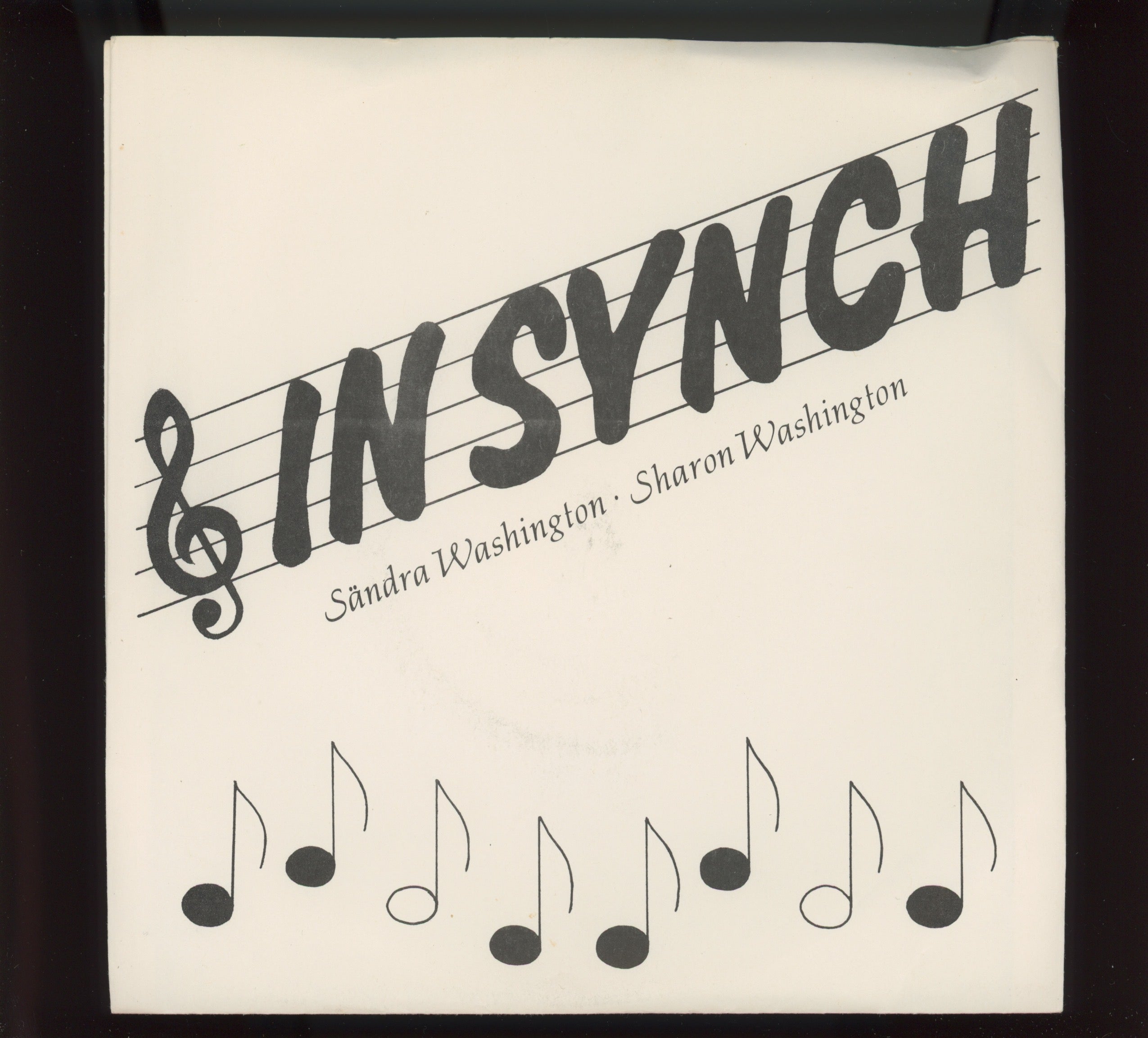 The Washington Sisters - In Synch Self Released Soul 7" With Picture Sleeve