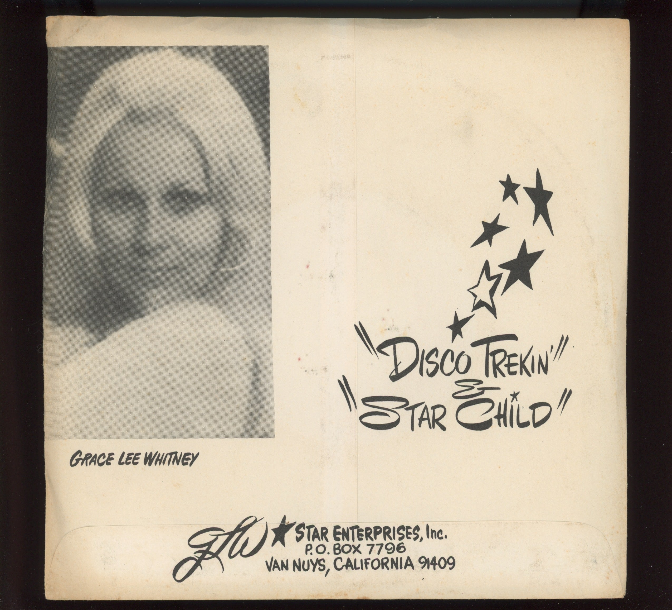Grace Lee Whitne & Star - Disco Trekin' on GLW Disco Funk 45 With Picture Sleeve