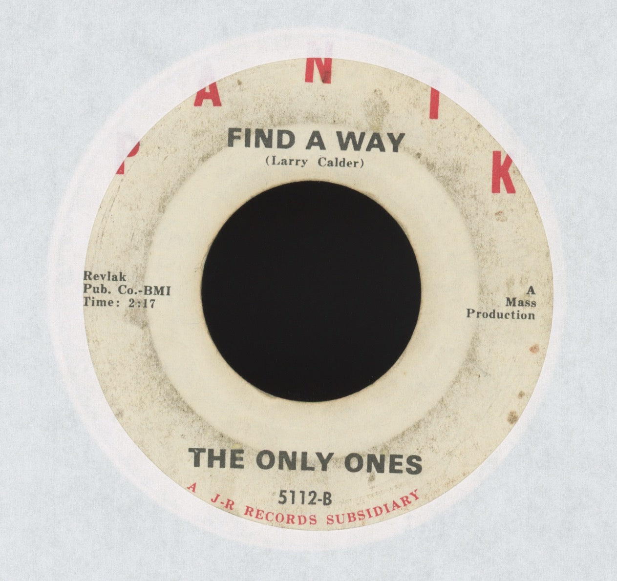 The Only Ones - You're The Reason on Panik Garage 45