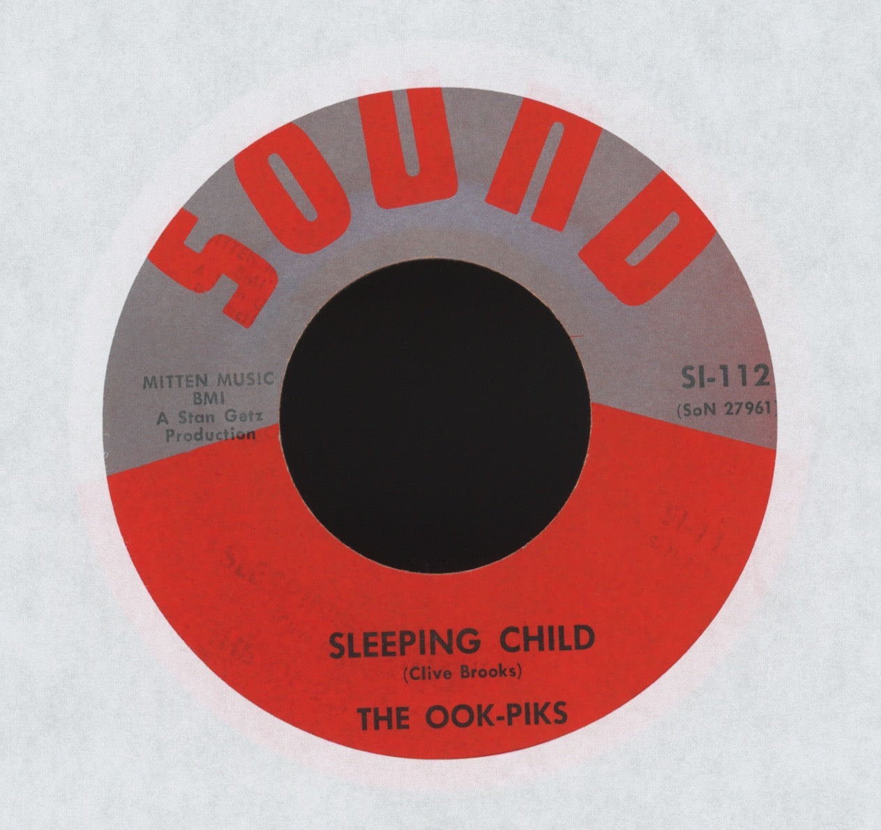 The Ook-Piks - Sleeping Child / Funny Farm on Sound Rock 45