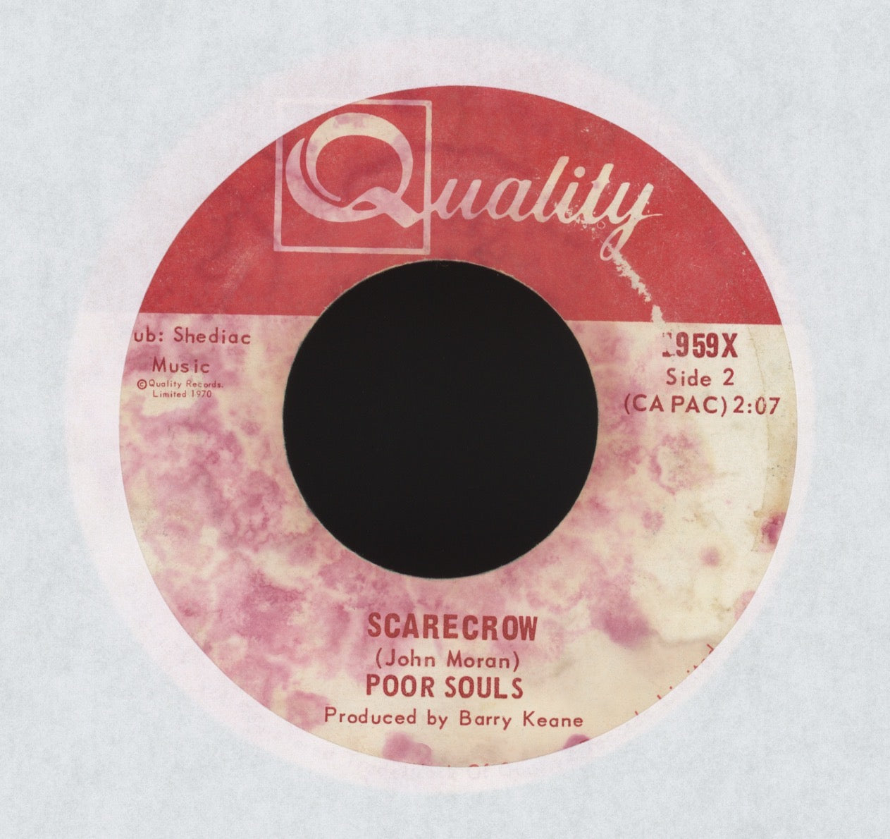 Poor Souls - Scarecrow on Quality Garage 45