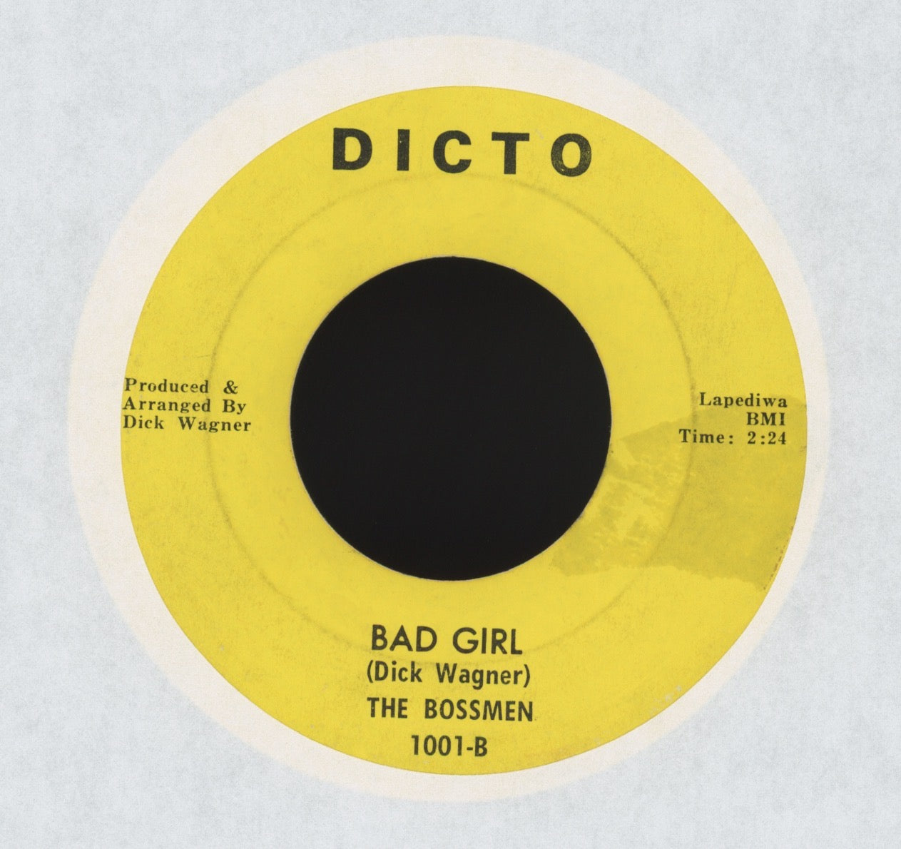 The Bossmen - Here's Congratulations on Dicto Garage 45