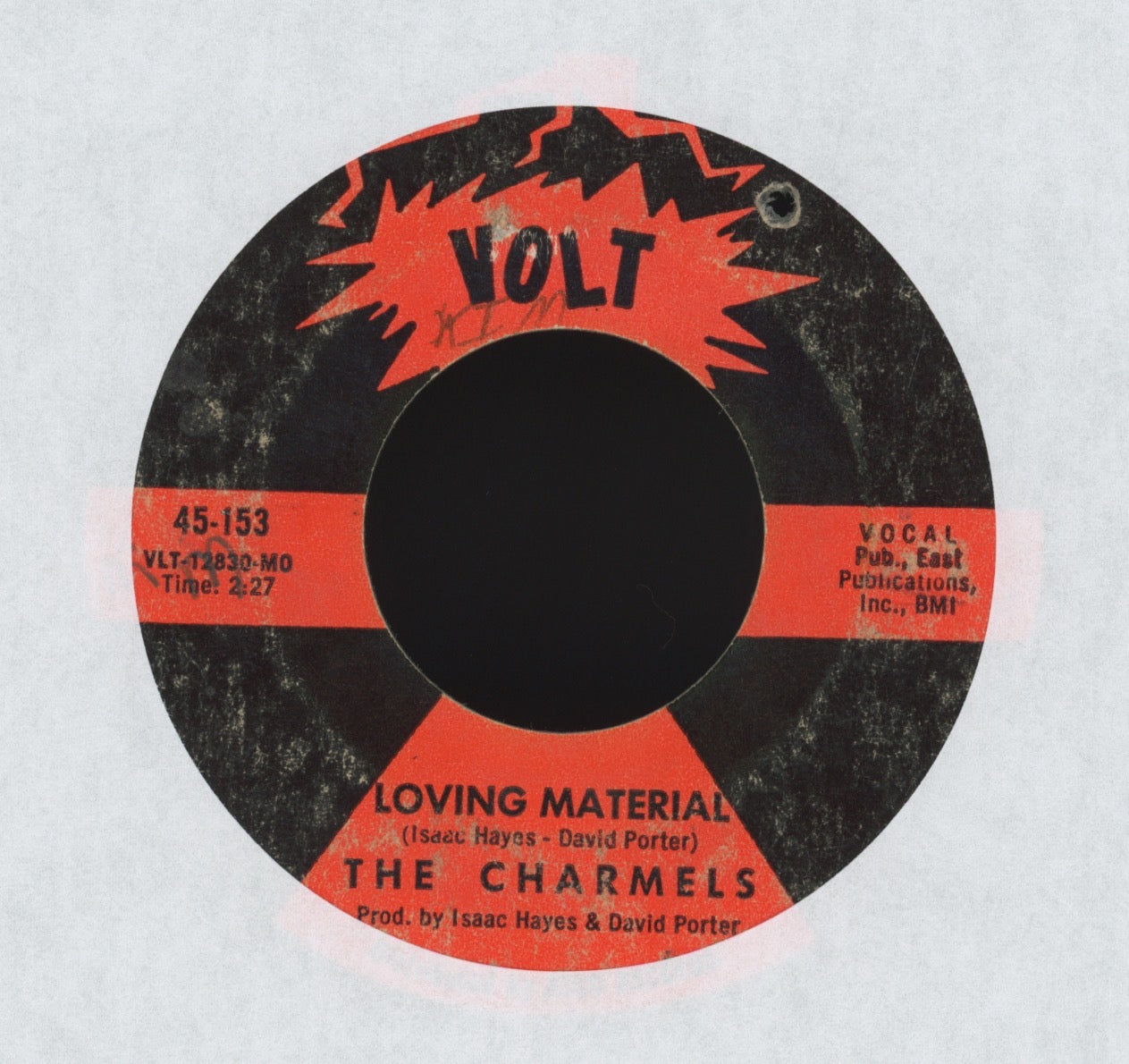 The Charmels - Loving Material on Volt Northern Soul 45