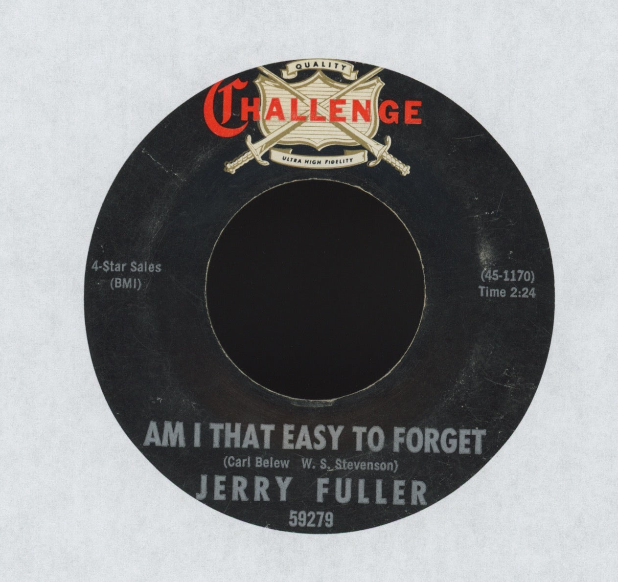 Jerry Fuller - I Get Carried Away on Challenge Northern Soul 45