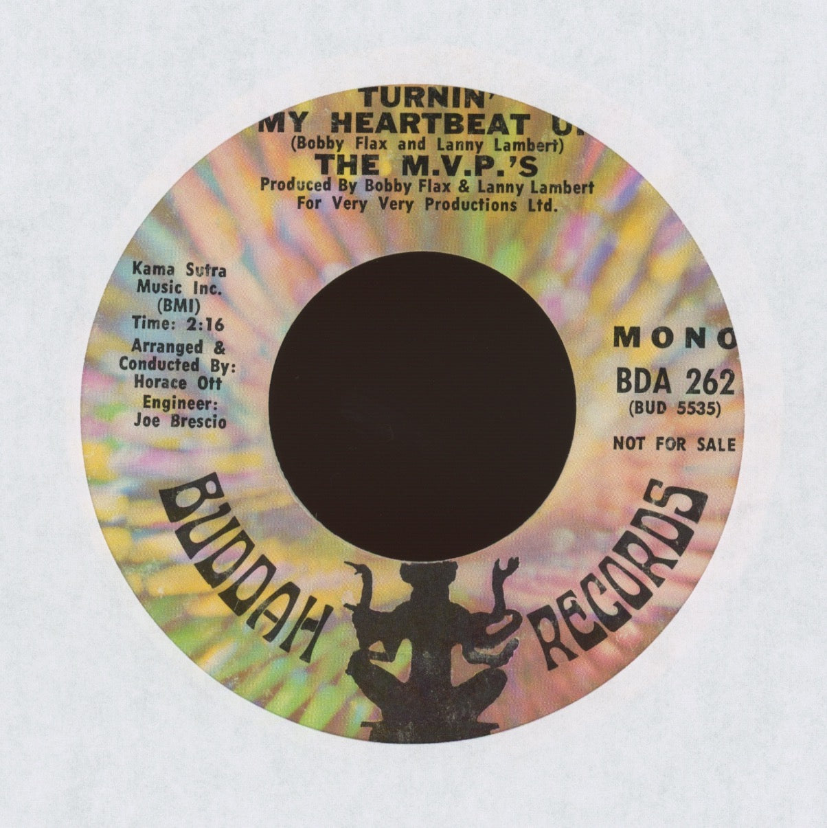 The M.V.P.'s - Turnin' My Heartbeat Up on Buddah Promo Northern Soul 45