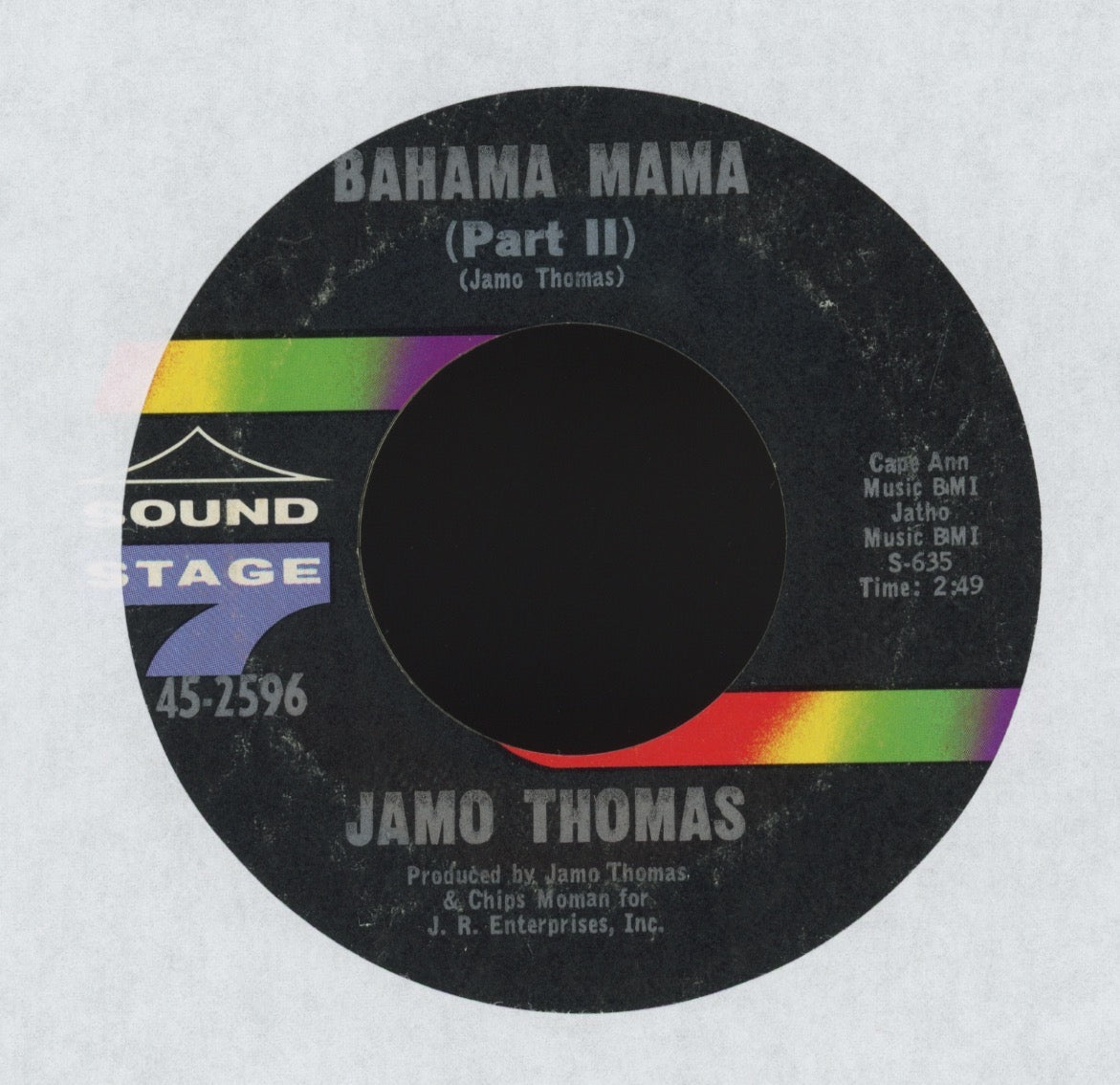 Jamo Thomas - Bahama Mama on SS7 Soul Funk 45
