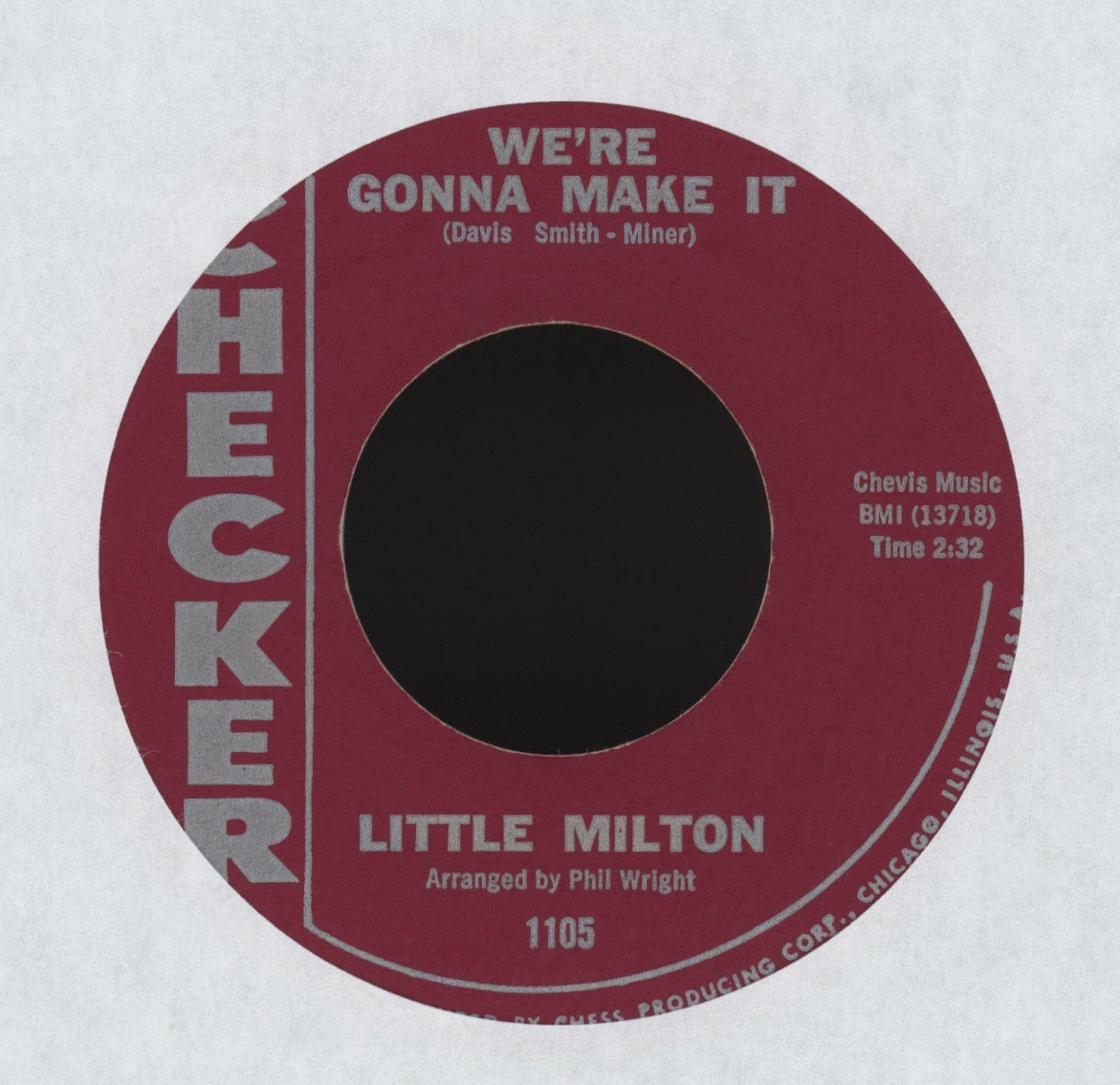 Little Milton - We're Gonna Make It on Checker Northern Soul 45