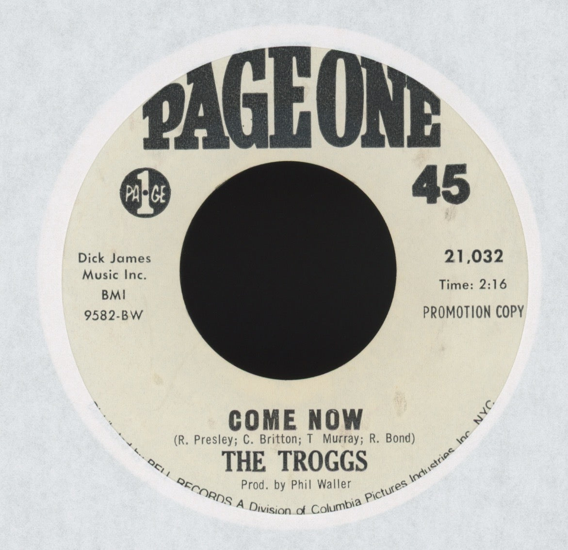 The Troggs - Lover on Page One Promo Garage Psych 45