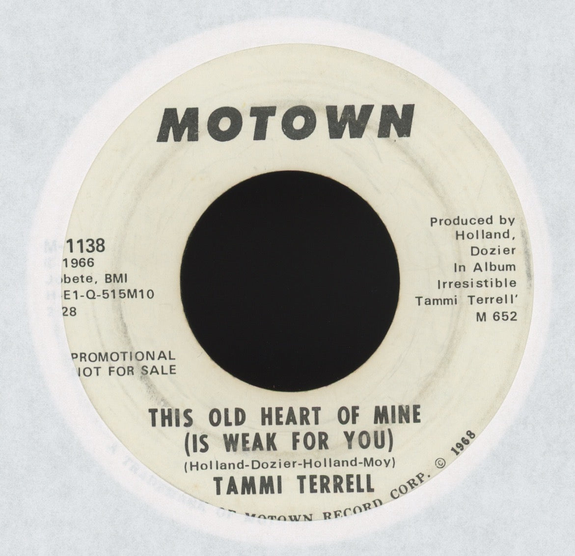 Tammi Terrell - This Old Heart Of Mine (Is Weak For You) on Motown Promo Northern Soul 45