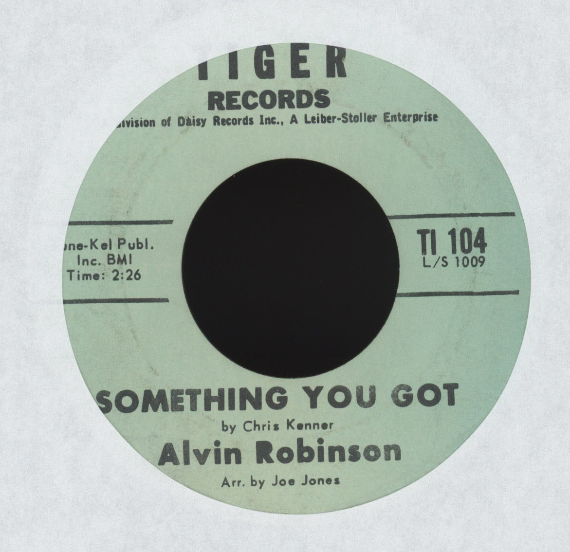 Alvin Robinson - Searchin' on Tiger R&B 45