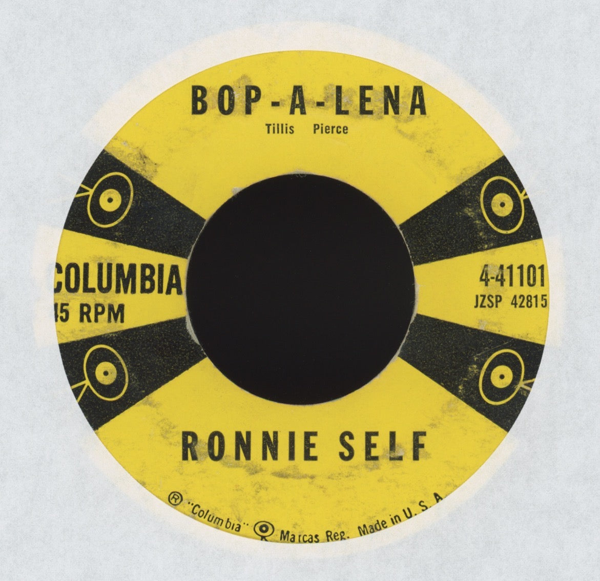Ronnie Self - Bop-A-Lena on Columbia Rockabilly 45