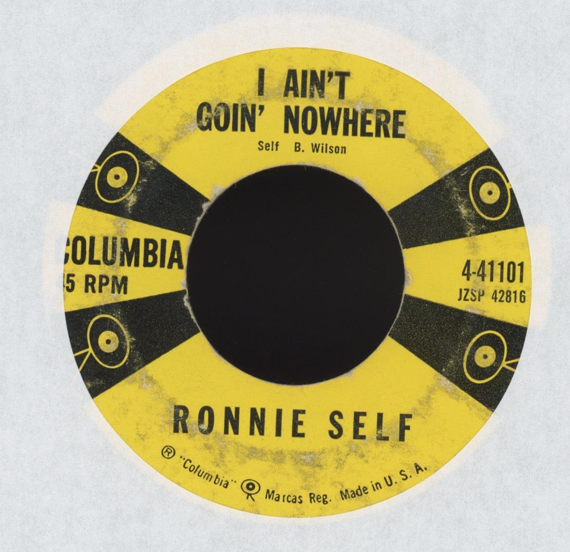 Ronnie Self - Bop-A-Lena on Columbia Rockabilly 45