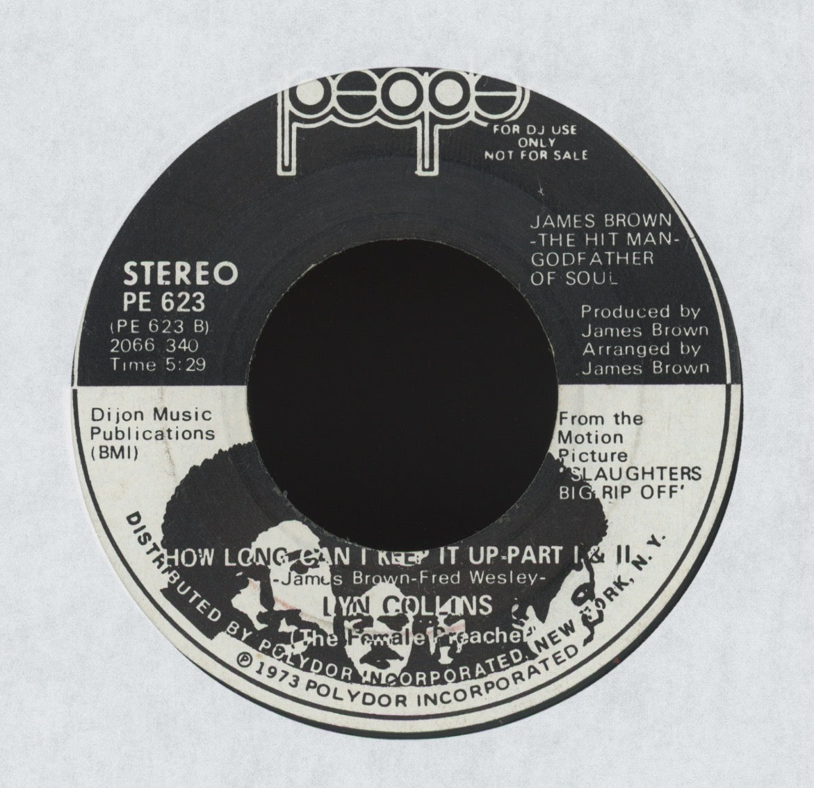 Lyn Collins - How Long Can I Keep It Up on People Promo Soul 45