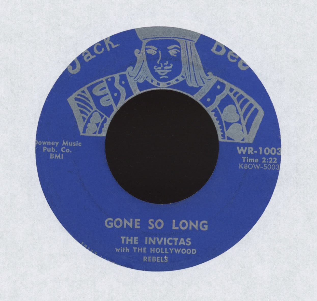 The Invictas - Gone So Long on Jack Bee R&B Doo Wop 45