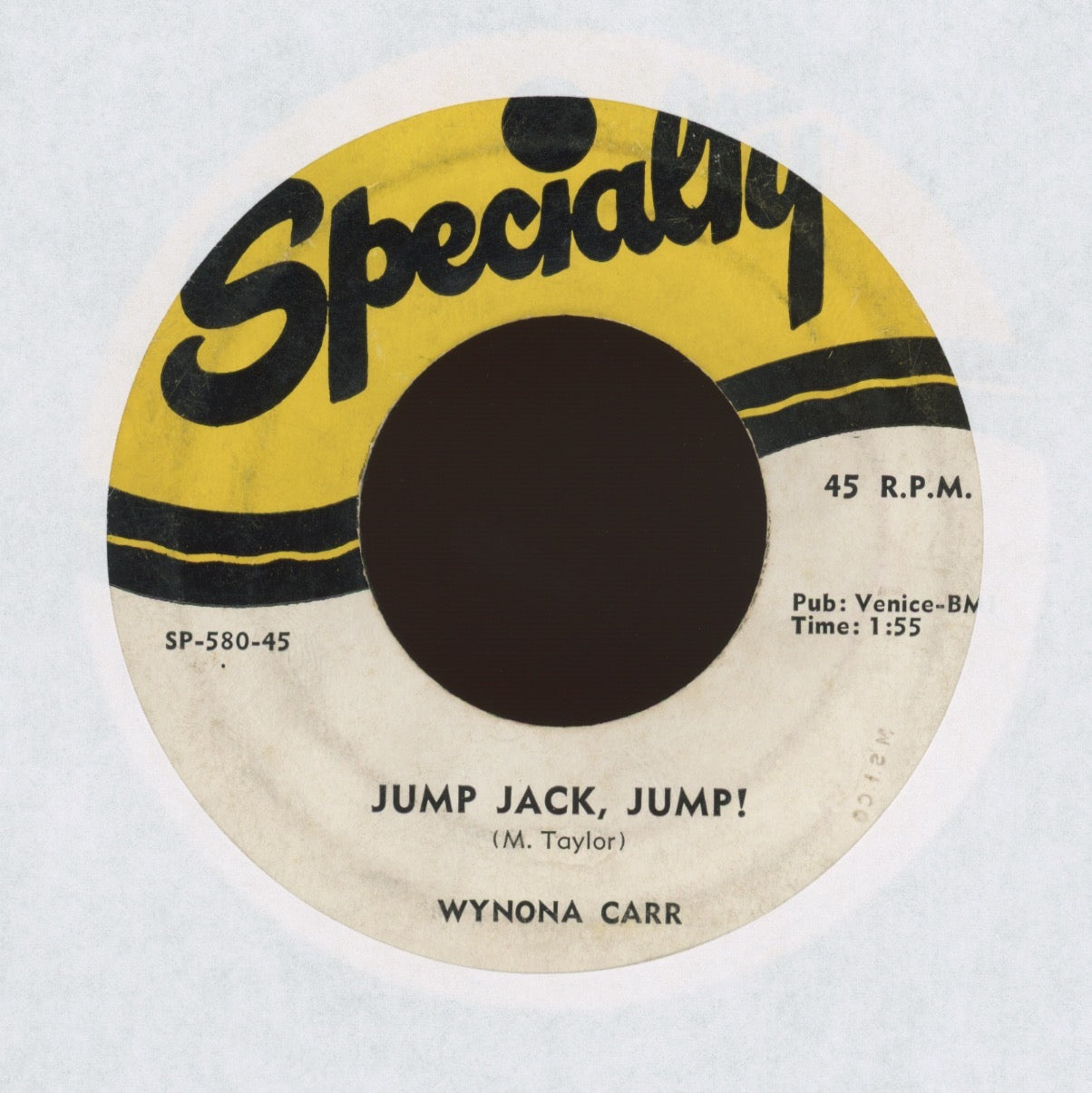 Wynona Carr - Jump Jack Jump! on Specialty R&B Rocker 45