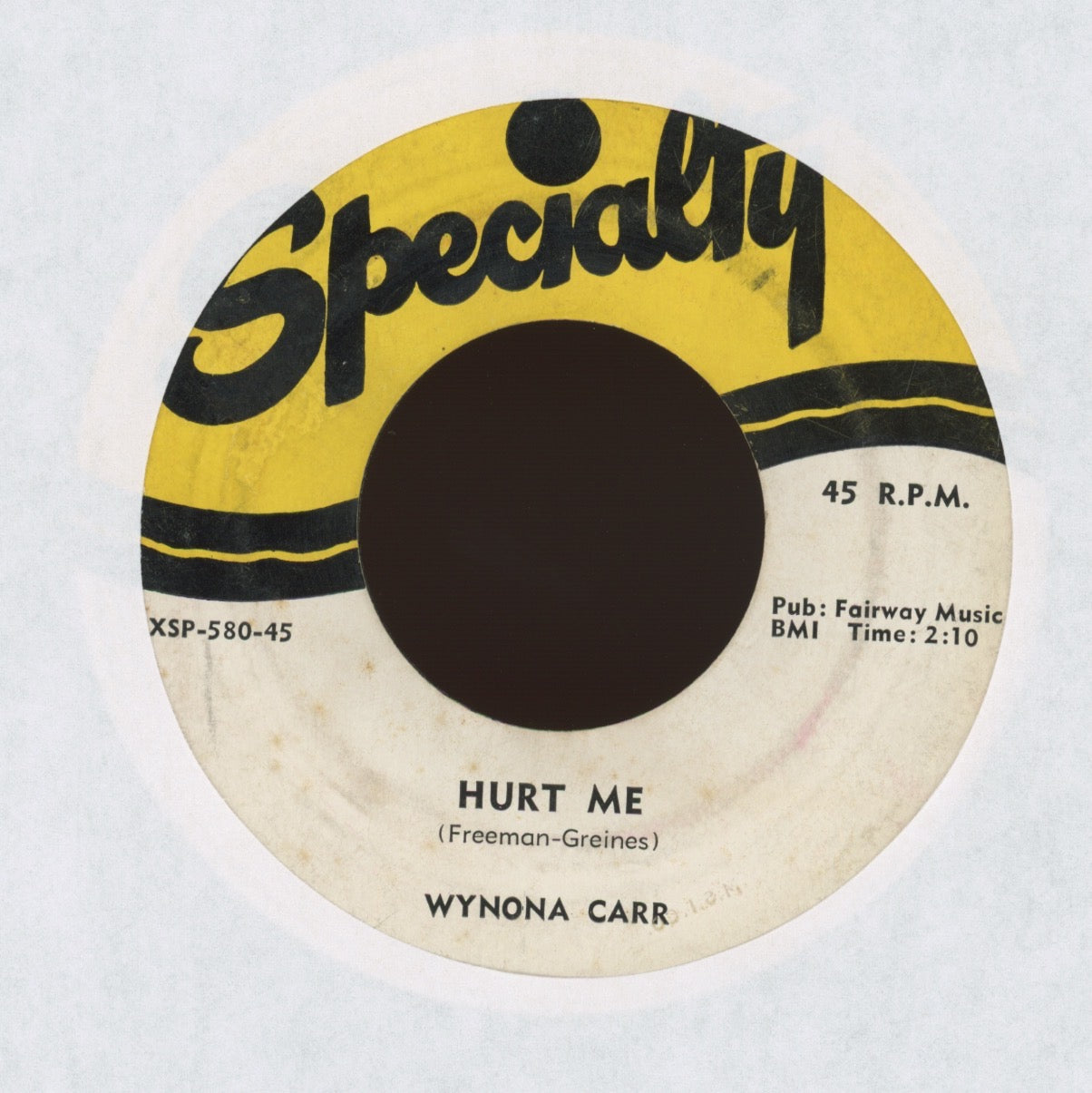 Wynona Carr - Jump Jack Jump! on Specialty R&B Rocker 45