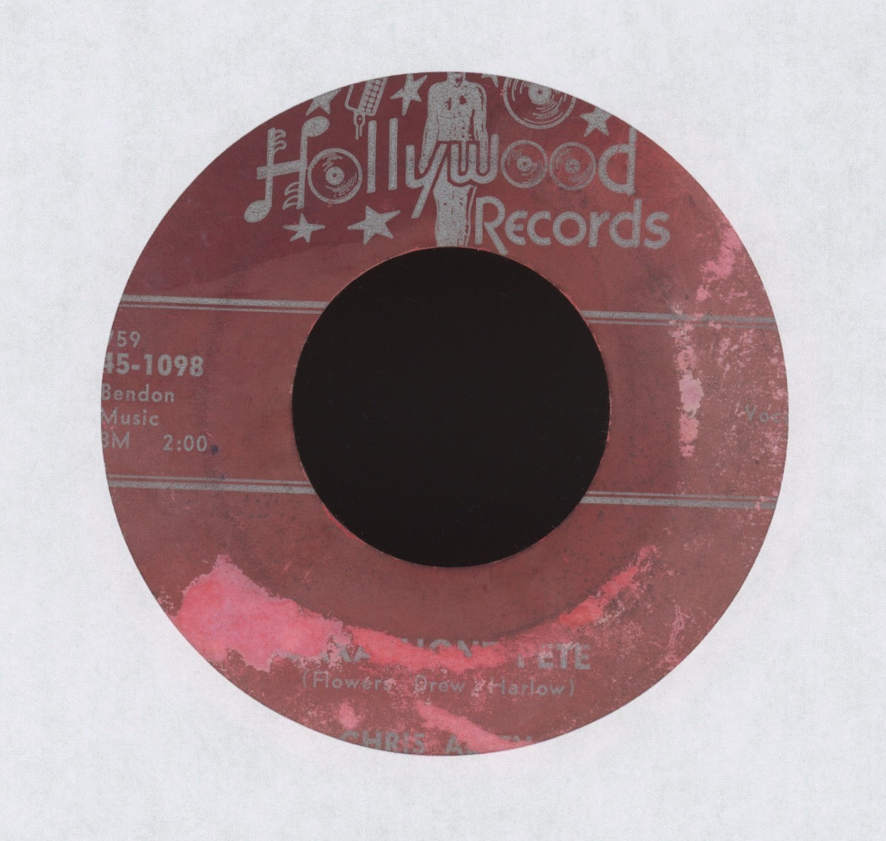 Chris Allen - Saxaphone Pete on Hollywood R&B Rocker 45