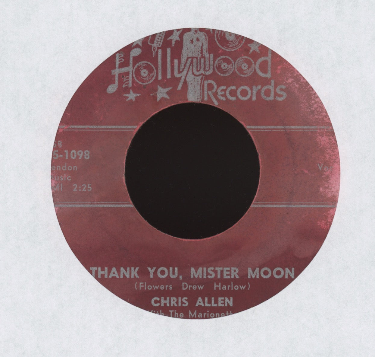 Chris Allen - Saxaphone Pete on Hollywood R&B Rocker 45