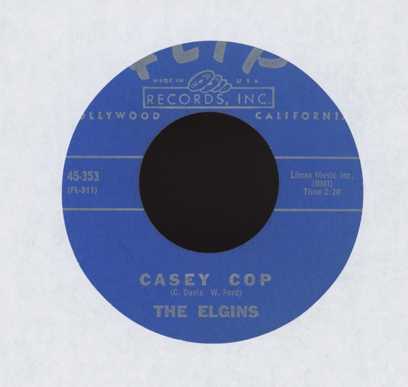 The Elgins - Uncle Sam's Man on Flip R&B Doo Wop 45